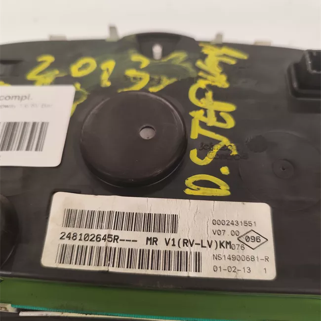 Quadro strumenti completo