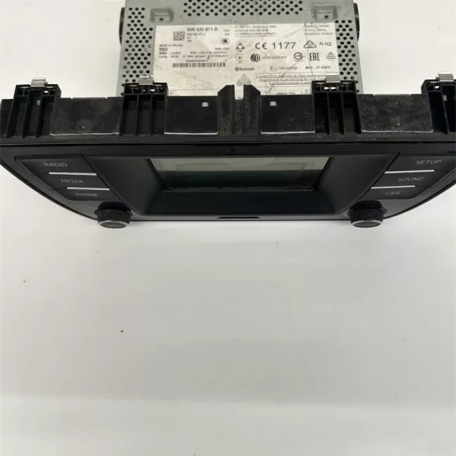 Autoradio con telefono comfort nero satinato/cromo lucido