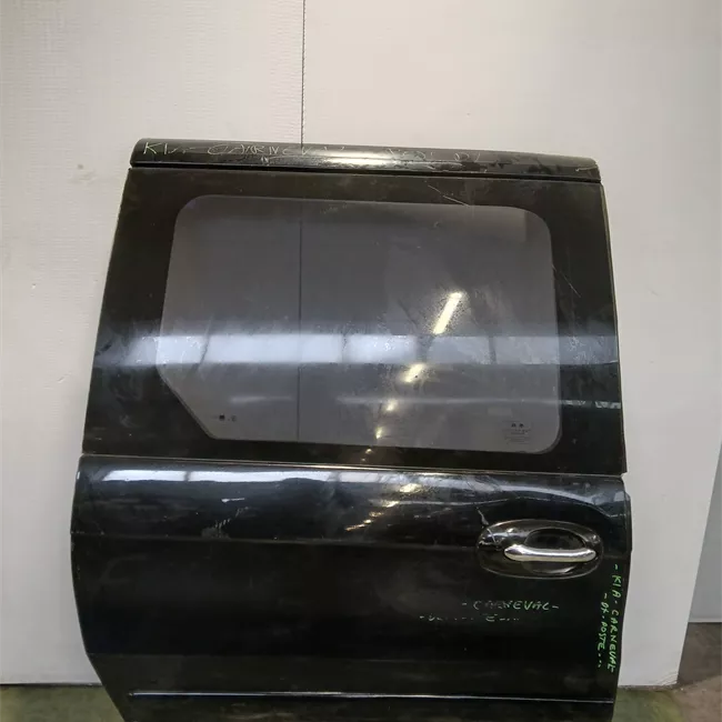 Porta carico laterale scorrevole destra con modanature