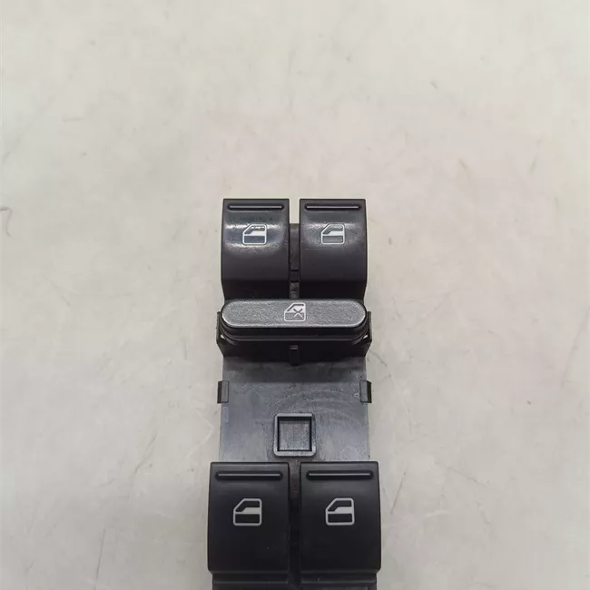 Blocco comandi alzacristalli con cristalli elettrici posteriore nero/bianco