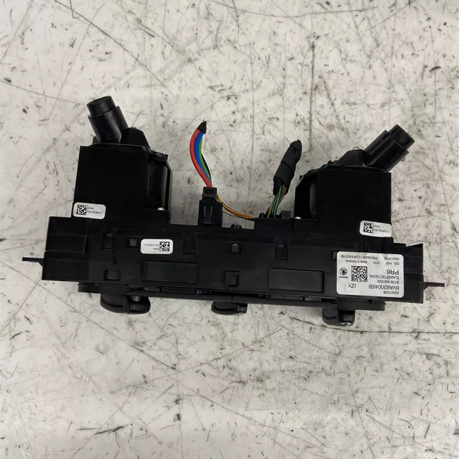 Blocco comando climatizzazione nero/nero satinato