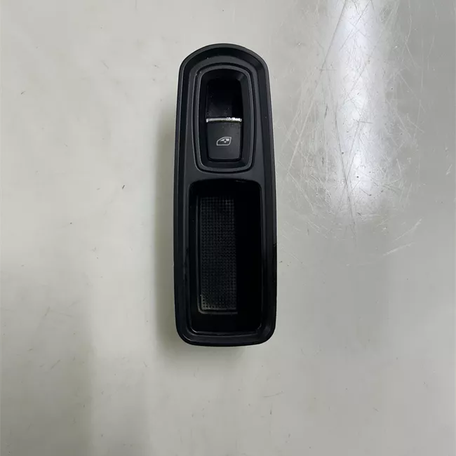 Interruttore alzacristalli porta anteriore nero opaco/cromo lucido