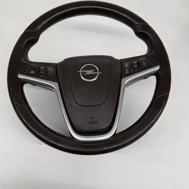 Volante 3 raggi Pelle marrone