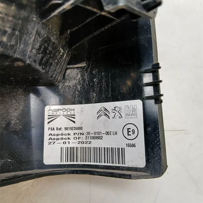 Fanale posteriore sinistro