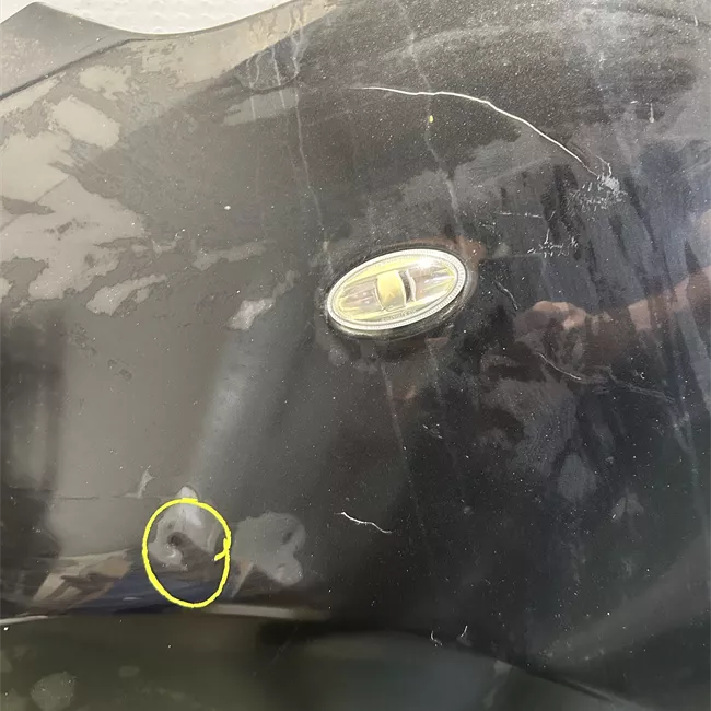 Parafango anteriore sinistro