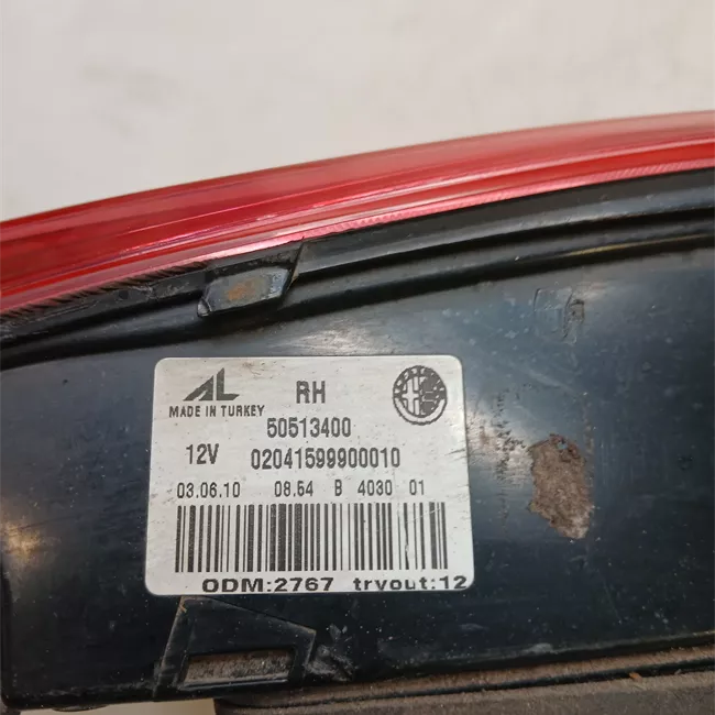 Fanale posteriore parte interno destro