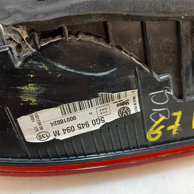 Fanale posteriore parte interno destro