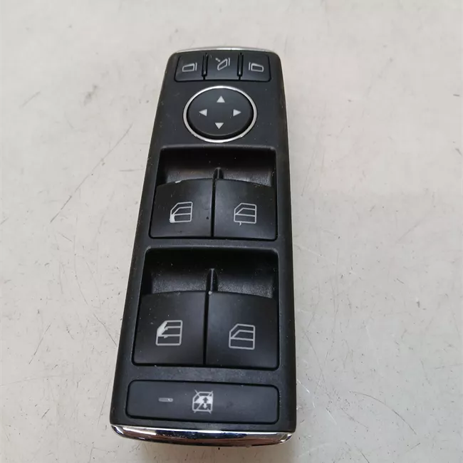 Blocco comandi alzacristalli e retrovisori esterno con retr. esterno richiudibili elettrico nero