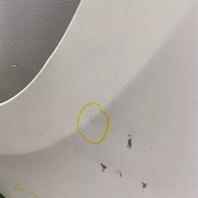 Parafango anteriore sinistro