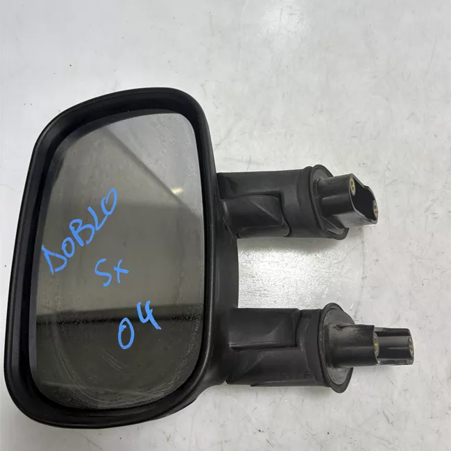 Retrovisore esterno sinistro completo con calotta groffata nero