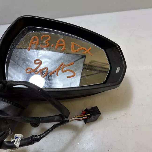 Retrovisore esterno regolazione elettrica destro nero satinato