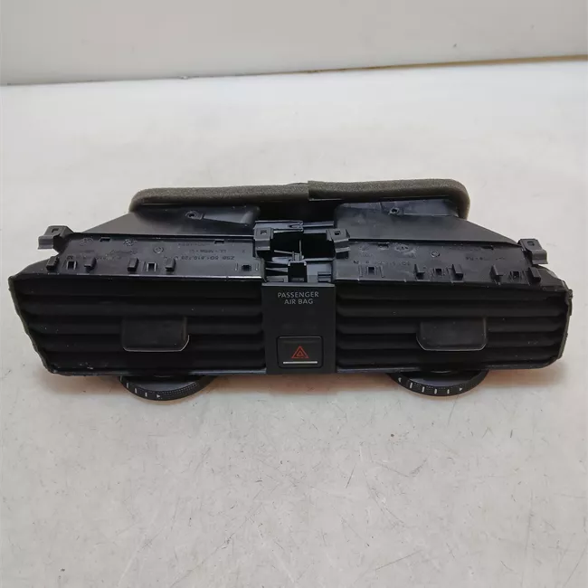 Bocchetta aria centrale cruscotto senza auotradio nero/alluminio standard