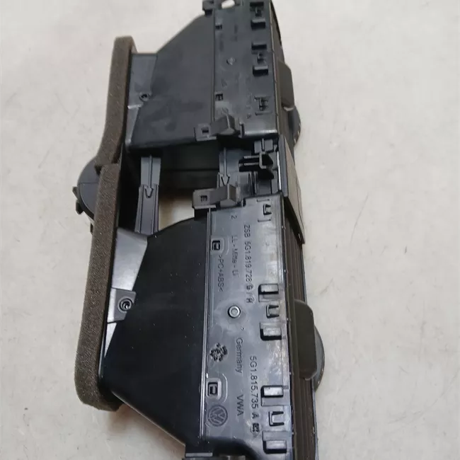 Bocchetta aria centrale cruscotto senza auotradio nero/alluminio standard