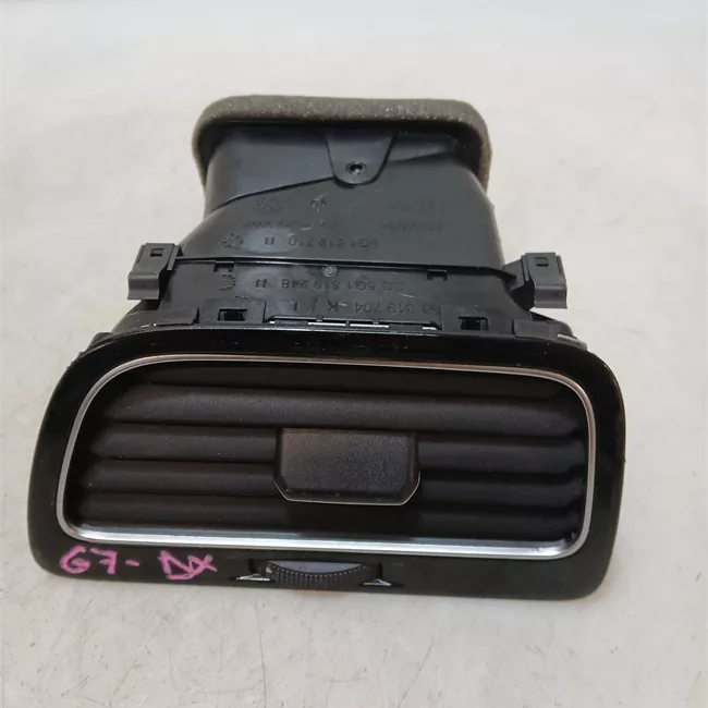 Bocchetta aria laterale cruscotto destra nero/alluminio standard