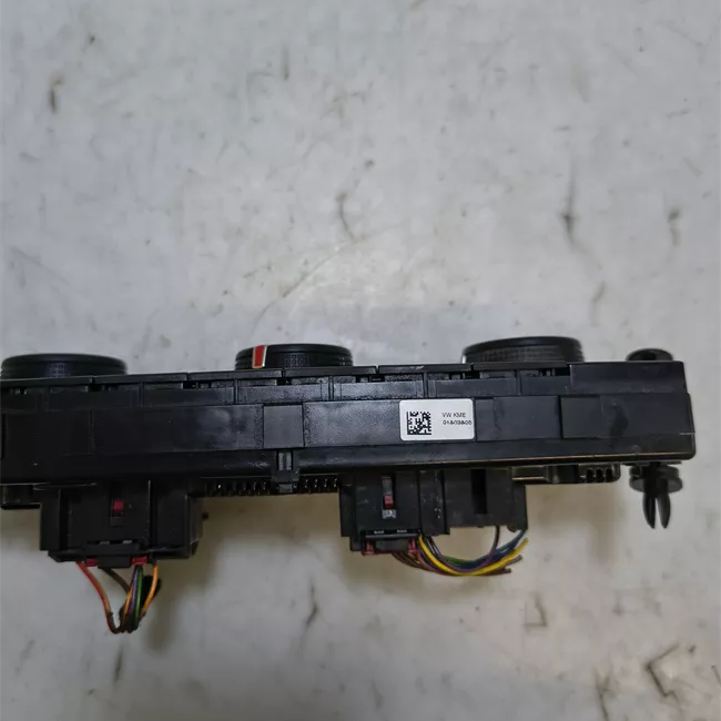 Blocco comando climatizzazione Climatronicon con riscaldamento suppl. nero satinato/alluminio