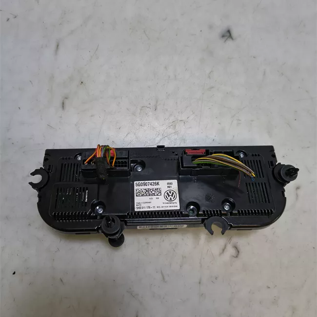 Blocco comando climatizzazione Climatronicon con riscaldamento suppl. nero satinato/alluminio