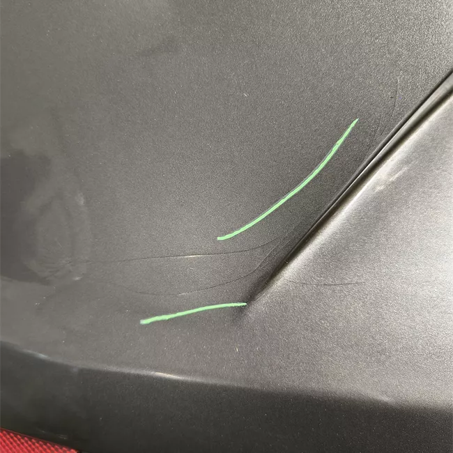 Paraurti posteriore con sensori parcheggio primer