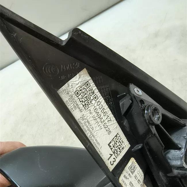 Retrovisore esterno regolazione elettrica sinistro nero satinato