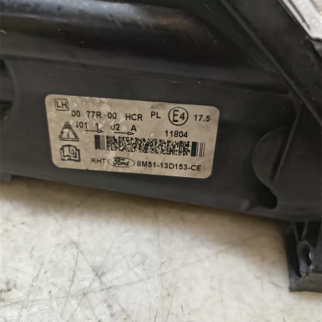 Proiettore sinistro Cornice nera