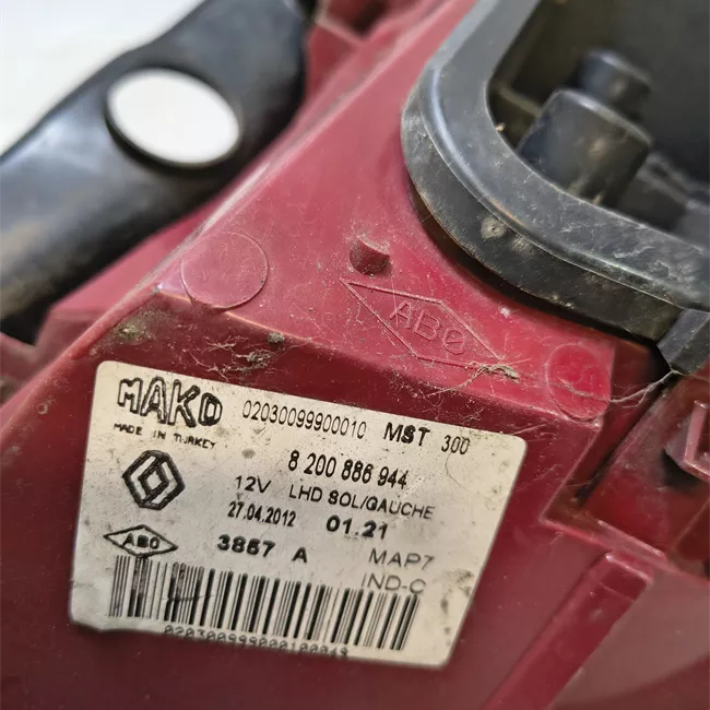 Fanale posteriore sinistro