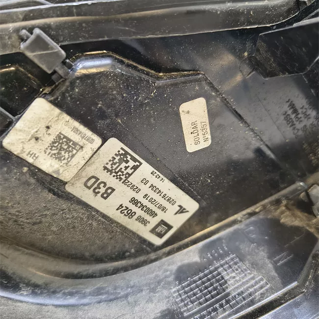 Fanale posteriore parte esterno destro