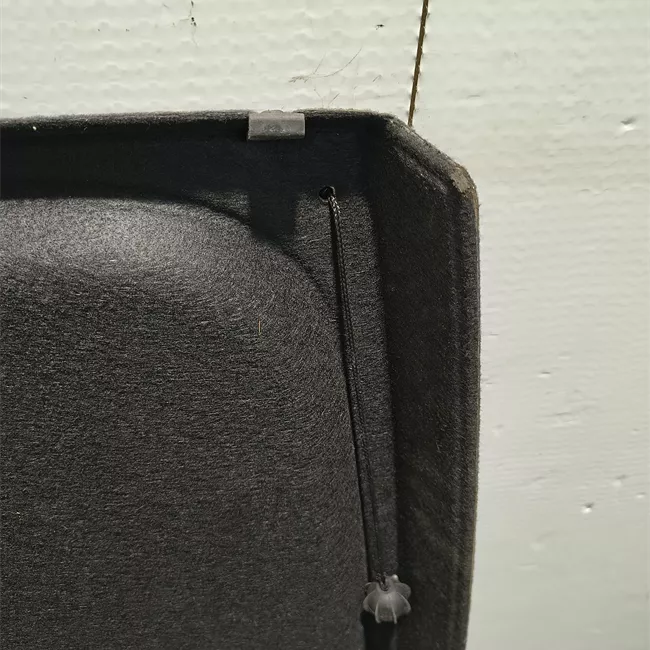 Ripiano cappelliera nero