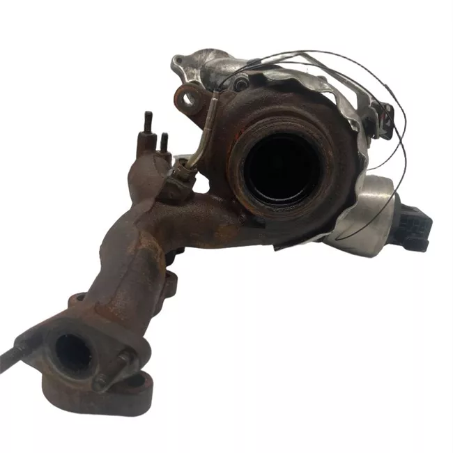 Turbocompressore con collettore scarico