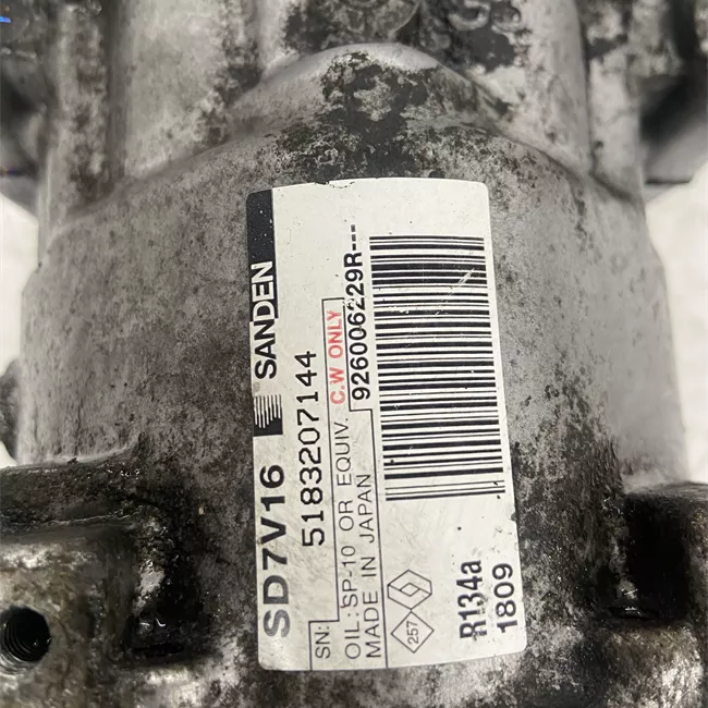 Compressore aria condizionata Punzonatura sd7v16pp1809