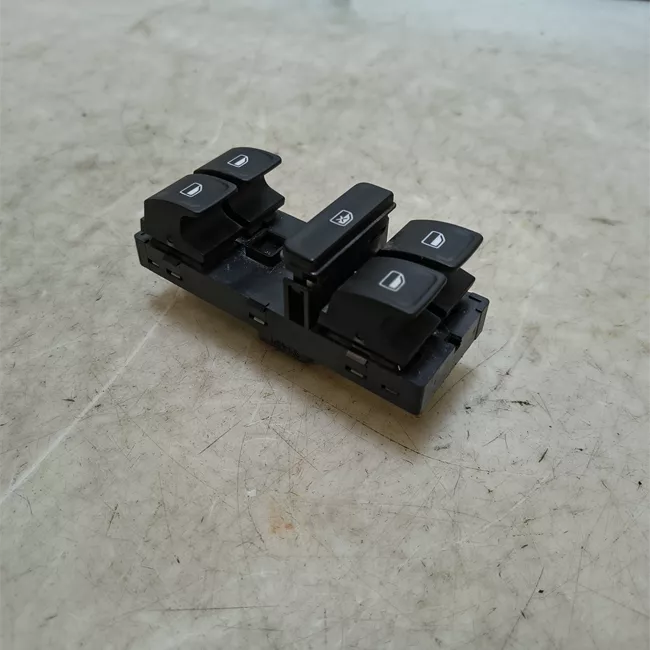 Blocco comandi alzacristalli nero/bianco