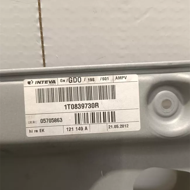 Alzacristallo elettrico porta posteriore destro