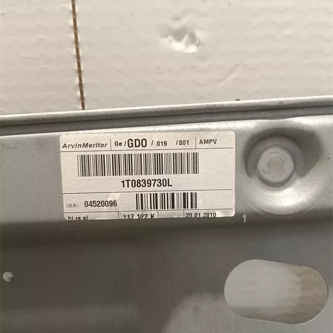 Alzacristallo elettrico porta posteriore destro