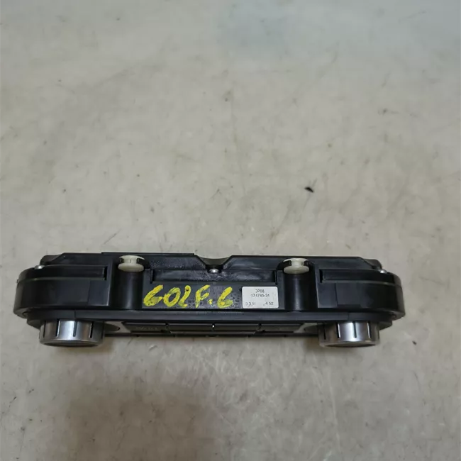 Blocco comando climatizzazione con clima regolazione elettronica nero/bianco