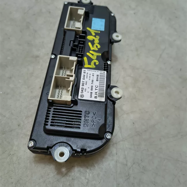 Blocco comando climatizzazione con clima regolazione elettronica nero/bianco