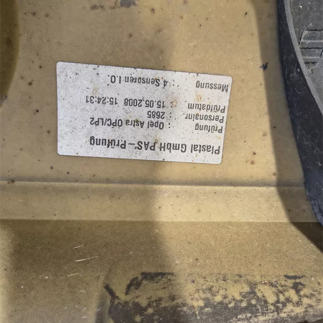 Paraurti posteriore con sensore parcheggio line pack 2 primer