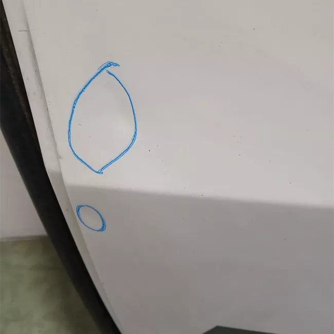 Porta carico posteriore a battente destra Lamierata