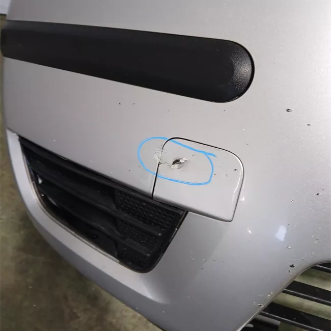 Paraurti anteriore con primer/serie 45