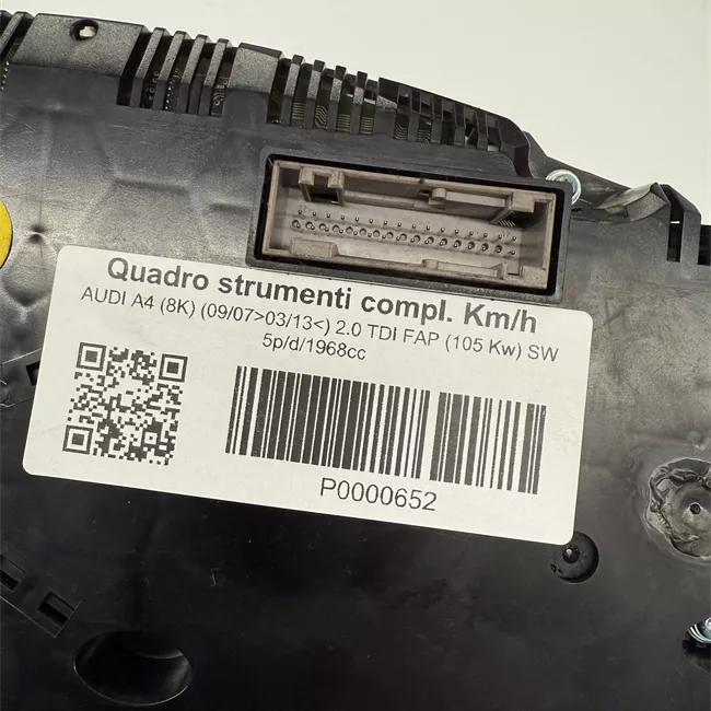 Quadro strumenti completo Km/h