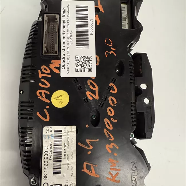 Quadro strumenti completo Km/h