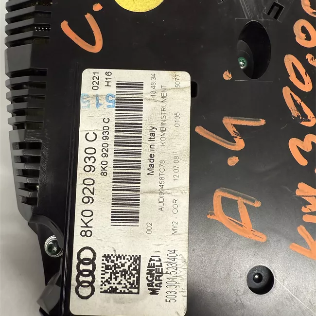 Quadro strumenti completo Km/h