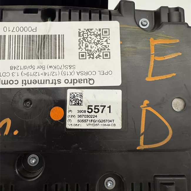 Quadro strumenti completo