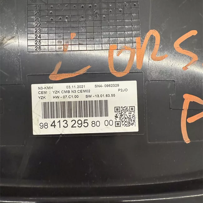 Quadro strumenti completo