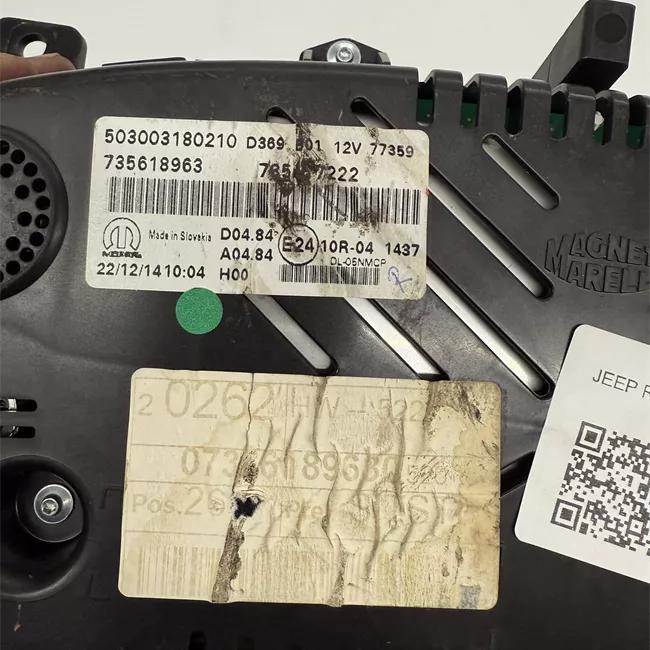 Quadro strumenti completo