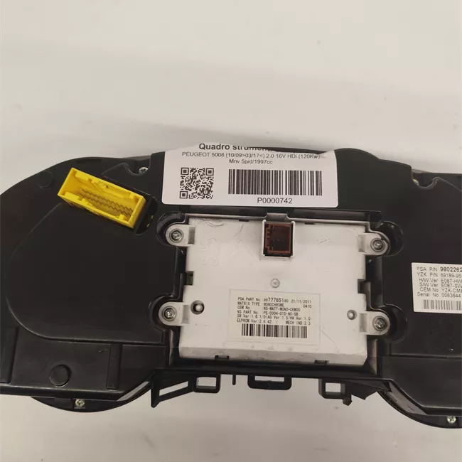 Quadro strumenti completo