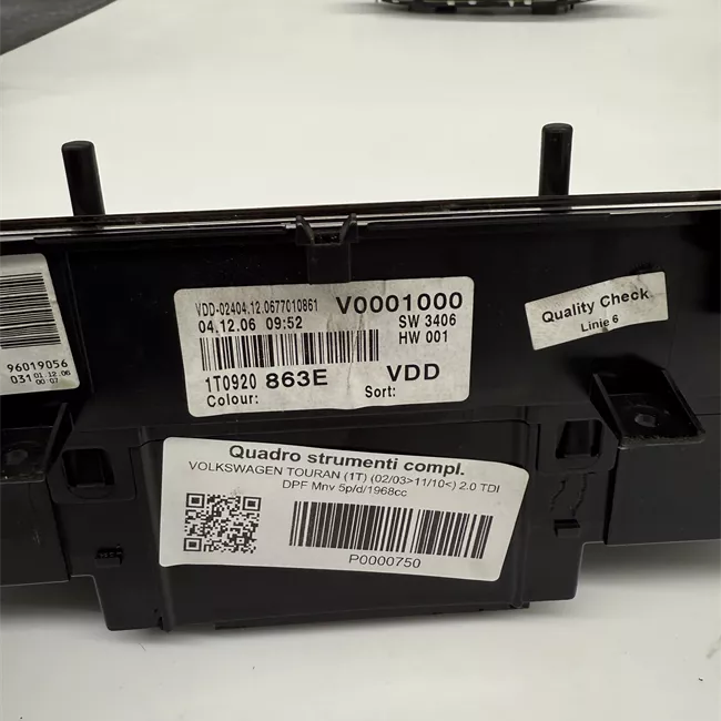 Quadro strumenti completo