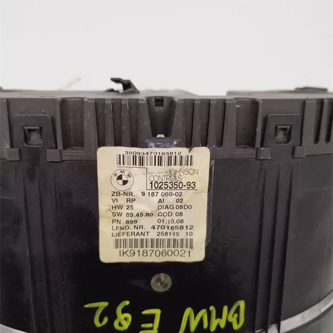 Quadro strumenti completo