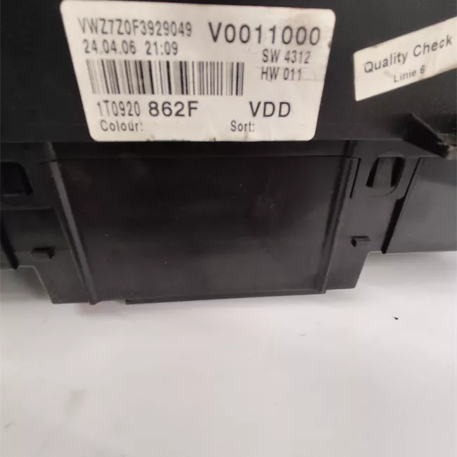 Quadro strumenti completo