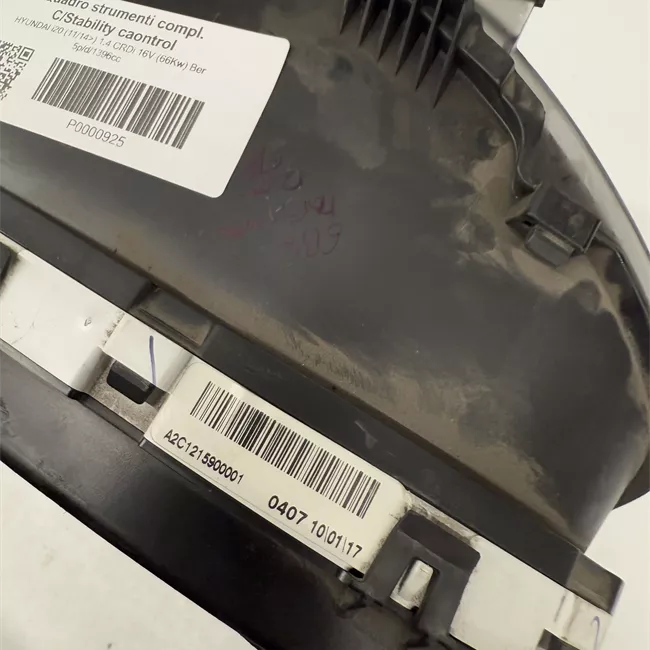 Quadro strumenti completo con Stability caontrol