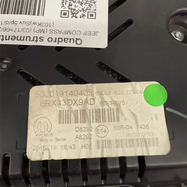 Quadro strumenti completo 7