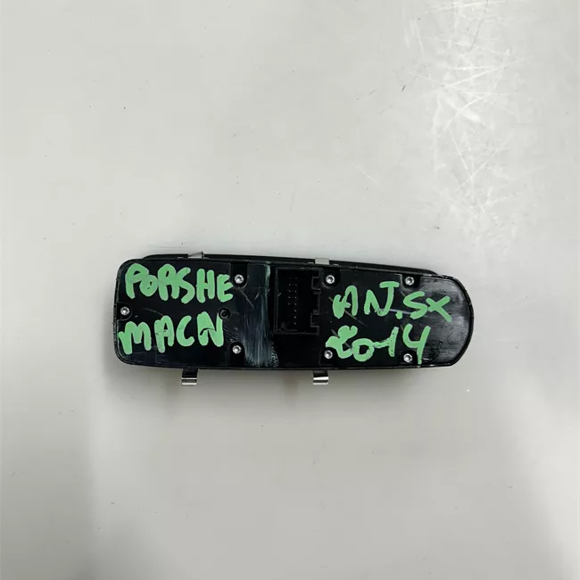 Blocco comandi alzacristalli e retrovisori esterno nero opaco/cromo lucido