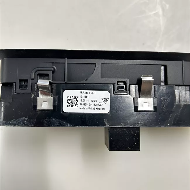 Blocco comandi alzacristalli e retrovisori esterno nero opaco/cromo lucido